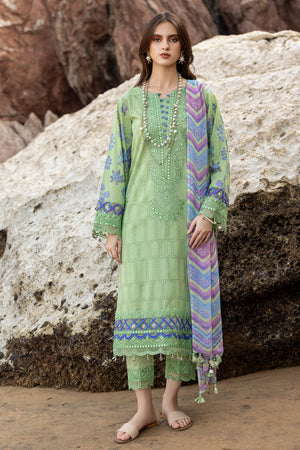 3-Pc Unstitched Premium Lawn Collection SN4-06