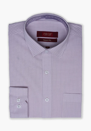 LIGHT PINK CHECK DRESS SHIRT