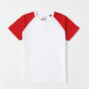 Red/White Raglan