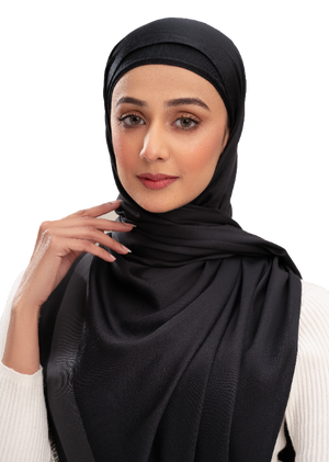 Silk - Hijab in Black