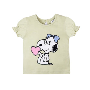 Lime Snoopy Girls T-Shirt