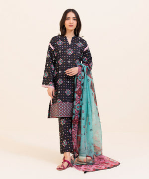 Printed Net Dupatta