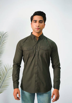 Olive Casual Shirt