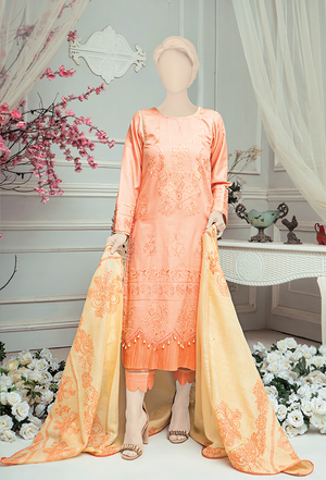 SEHAR COLLECTION-EMBROIDERED SELF JACQUARD -SH-02