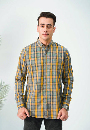 Yellow Checkered Shirt