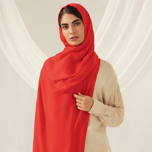 Eco-Luxe Scarves & Hijabs - Cherry