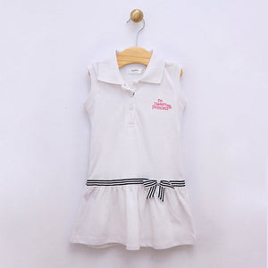 Ribbon White Frock