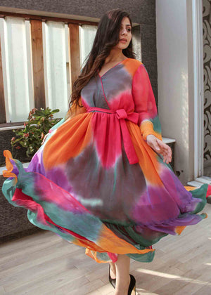 Artsy Colorful Frock