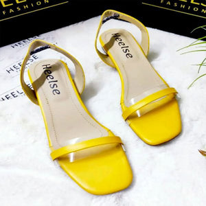 LILLY SANDALS - Yellow