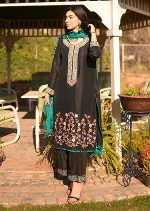 Aminah Badar - Black Embroidered Outfit