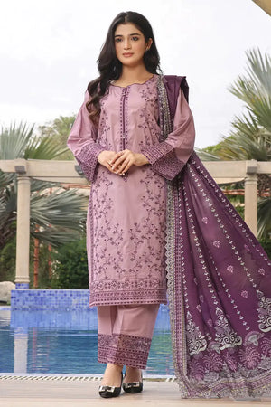 3PC Embroidered Unstitched Lawn Suit KSE-2453