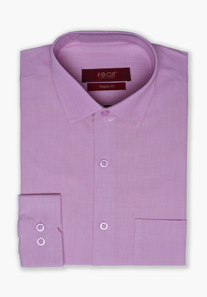 LIGHT PURPLE TEXTURE DRESS SHIRT