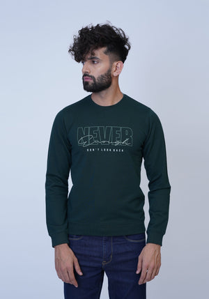 Basic Bottle Green SweatShirt