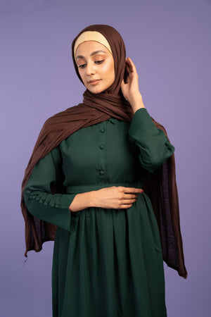 Brown-Jersey Hijab