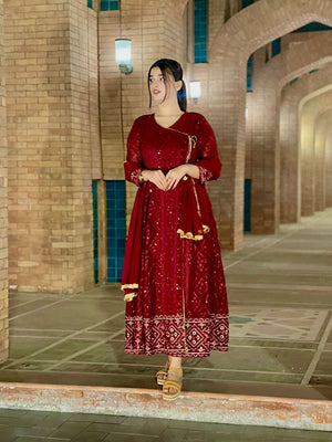 MONA ANGRAKHA MAROON