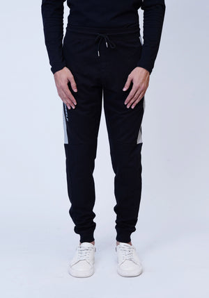 Black Paneled Trousers