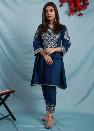 Pret Diaries - Blue Embroidered 2 pc