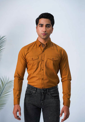 Mustard Casual Shirt