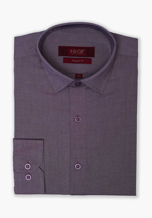 LIGHT MAROON PLAIN DRESS SHIRT