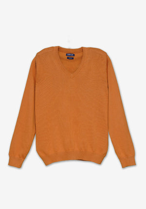 Rust Knitted Sweater