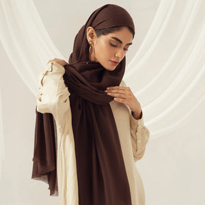 Eco-Luxe Scarves & Hijabs - Coffee