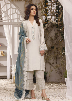 Wahaj M khan - School Grey & Ivory Outfit