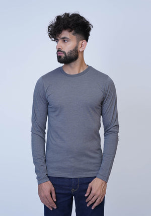 Gray Crewneck T-Shirt