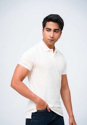 WHITE POLO SHIRT