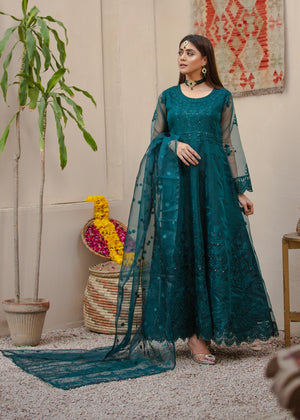 Agha Jaan - ORGANZA STITCHED SUIT - RO-1