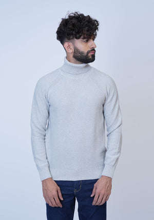 Turtle Neck Gray Sweater