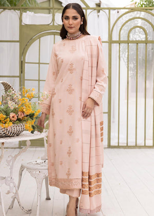 DL-18 : Unstitched Embroidered Dhanak 3PC