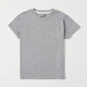 Grey Kids Pocket Tee