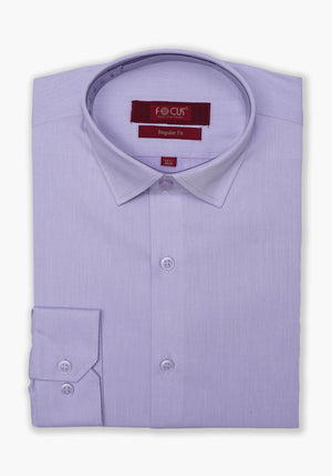 LEVENDOR VIOLET PLAIN DRESS SHIRT