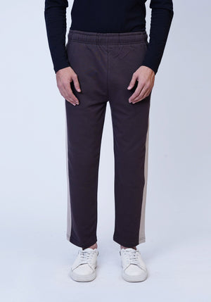 Brown Paneled Trousers