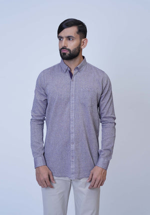 Purple Textured Shirt