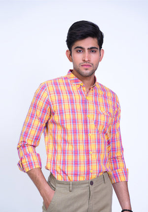 Yellow Checkered Shirt