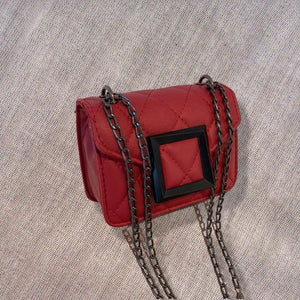 GARRY’S & CO - MINIAUTRE SQUARE WITH CHAIN BAG - 18B