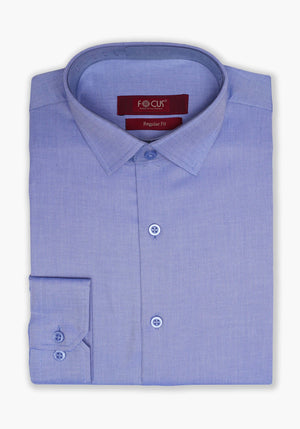 HAVELOCK BLUE PLAIN DRESS SHIRT