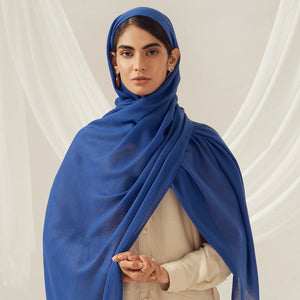 Eco-Luxe Scarves & Hijabs - Royal Blue