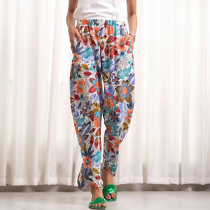 Straight Trouser / Pants Multi Floral