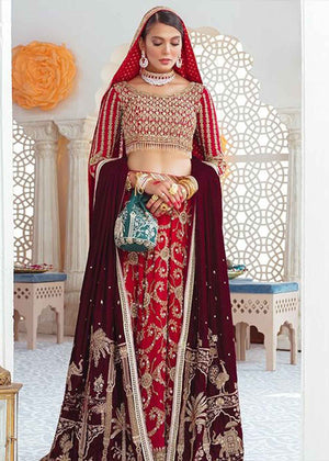 Red bridal BW-004