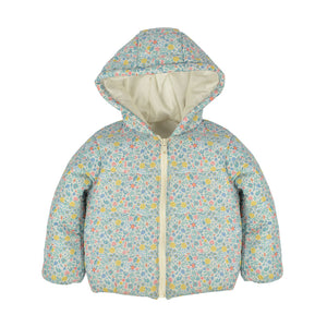 Floral Padded Hooded Jacket