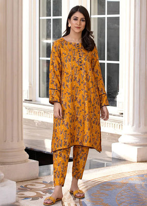 Mustard Patterned 2 pc