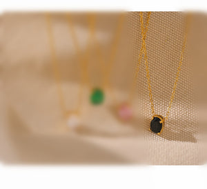 Black Luxury Cubic Zirconia Pendant Necklace