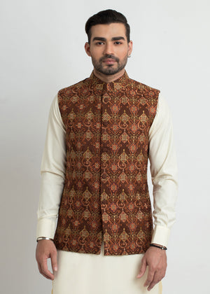 House of A.I - Rust and Brown Waistcoat