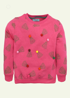 Pink Pom Pom Jumper