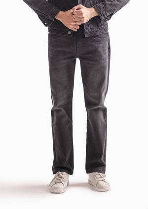 Men’s Straight Fit Black Denim