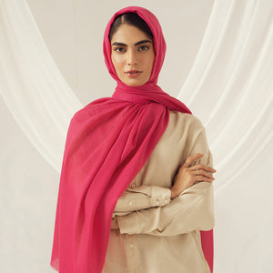Eco-Luxe Scarves & Hijabs - Hot Pink