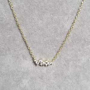 Mini zircon necklace (A10)
