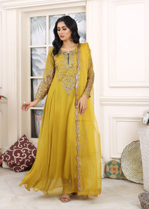 SUNFLOWER SERENITY - 3 PIECE CHIFFON